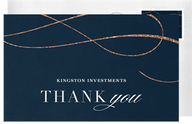 'Elegant Embellishment' Business Thank You Note