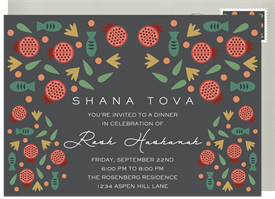 'Celebrate Rosh Hashanah' Rosh Hashanah Invitation