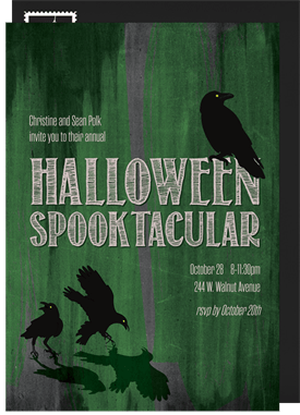 'Halloween Spooktacular' Halloween Invitation