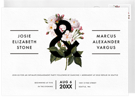 'Bold Botanical' Party Invitation