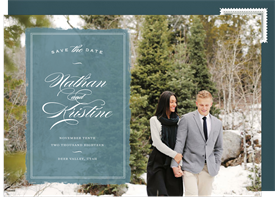 'Rustic Elegance' Wedding Save the Date