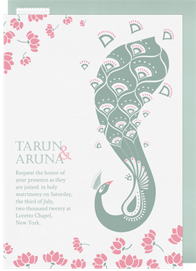 'Padma' Wedding Invitation