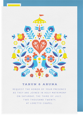 'Summertime' Wedding Invitation