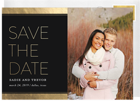 'Ultra Modern' Wedding Save the Date