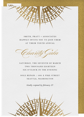 'Compass Rose' Gala Invitation