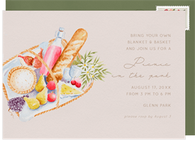 'Perfect Picnic' Social Distancing Invitation