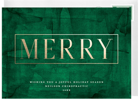 'Simply Merry' Business Holiday Greetings Card