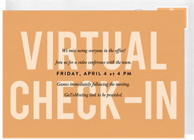 'Simple Statement' Virtual Events Invitation