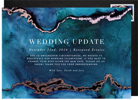 'Enthralled' Wedding Updates Invitation