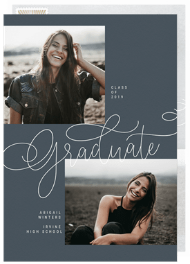 'Penned' Graduation Announcement