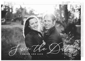 'Modern Elegance' Wedding Save the Date