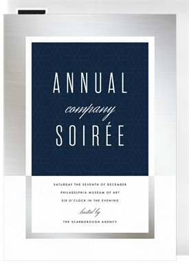 'Elegant Inverse' Business Invitation