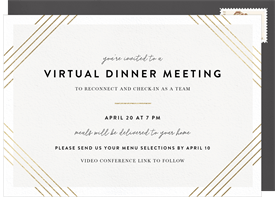 'Encased' Virtual Events Invitation