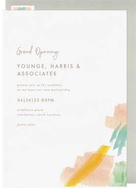 'Beachwalker' Grand opening Invitation