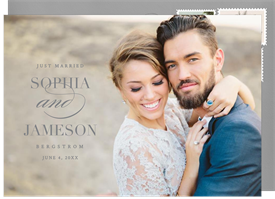 'Forever Faithful' Wedding Announcement