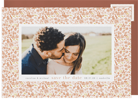 'Vintage Meets Modern' Wedding Save the Date