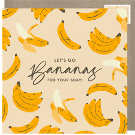 'Things Are Bananas' Birthday Cards Card