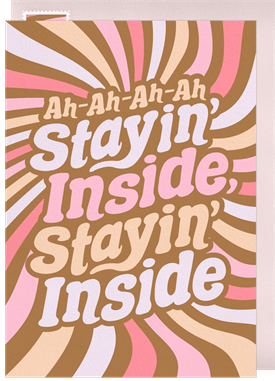 'Stayin' Inside' Thinking of You Card