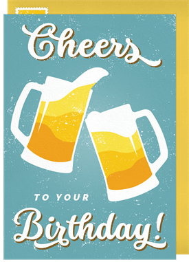 'Birthday Cheers' Birthday Cards Card