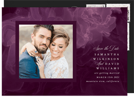 'Blooming Water' Wedding Save the Date