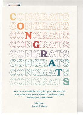 'BIG Congrats!' Congratulations Card