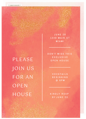 'Steam' Open House Invitation