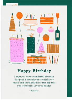 'Birthday Doodles' Birthday Cards Card