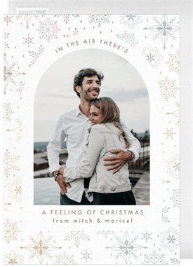 'Snowflakes In The Air' Holiday Greetings Card