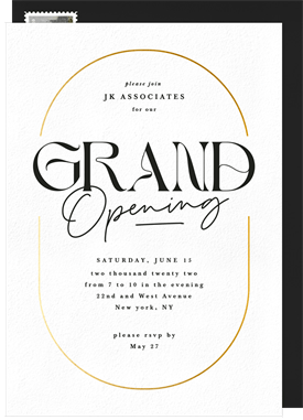 'Formal Twist' Grand opening Invitation