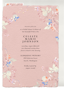 'Endless Love' Bridal Shower Invitation