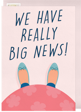 'Really Big News' Gender Reveal Announcement