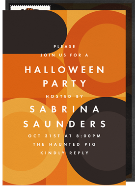 'BOOO' Halloween Invitation