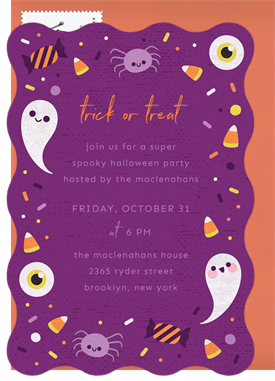 'Fa-boo-lous' Halloween Invitation