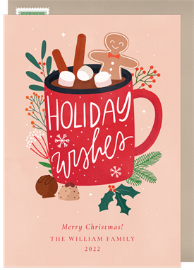 'Mug Of Cheer' Christmas Greetings Card