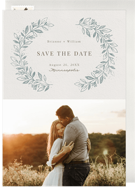 'Boho Floral' Wedding Save the Date