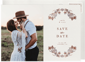 'Vineyard Romance' Wedding Save the Date