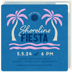 'Organic Palms' Cinco de Mayo Invitation