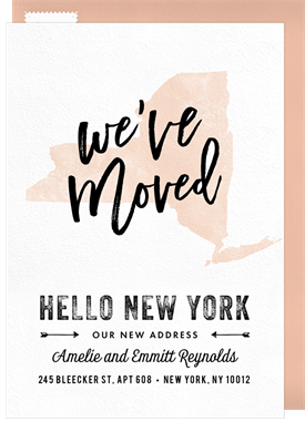 'Hello New York' Moving Announcement