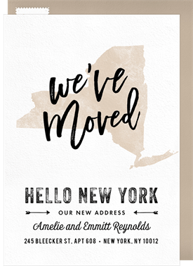 'Hello New York' Moving Announcement