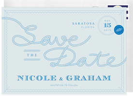 'Underwater Romance' Wedding Save the Date