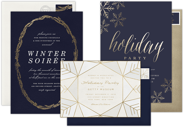 Business Holiday Party Invitations