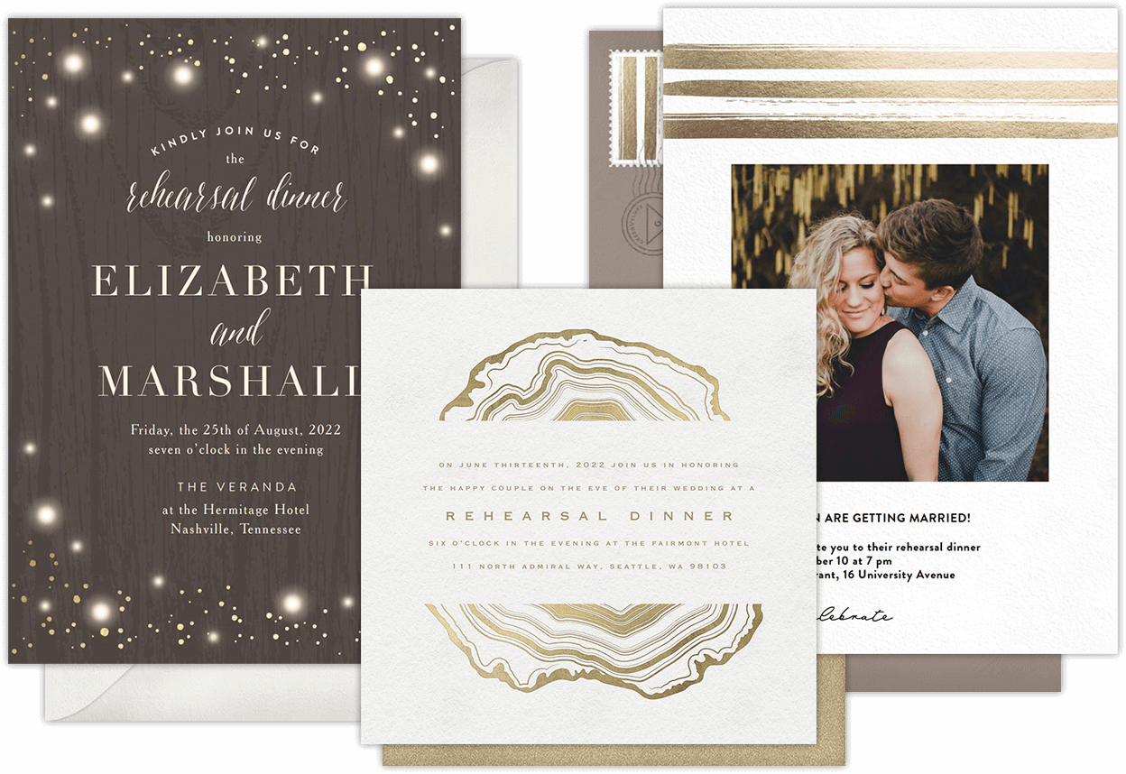 Rehearsal Dinner Invitations